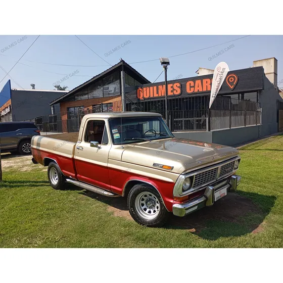 Ford F-100 De Luxe Perkins's 4 Azul Potenciado