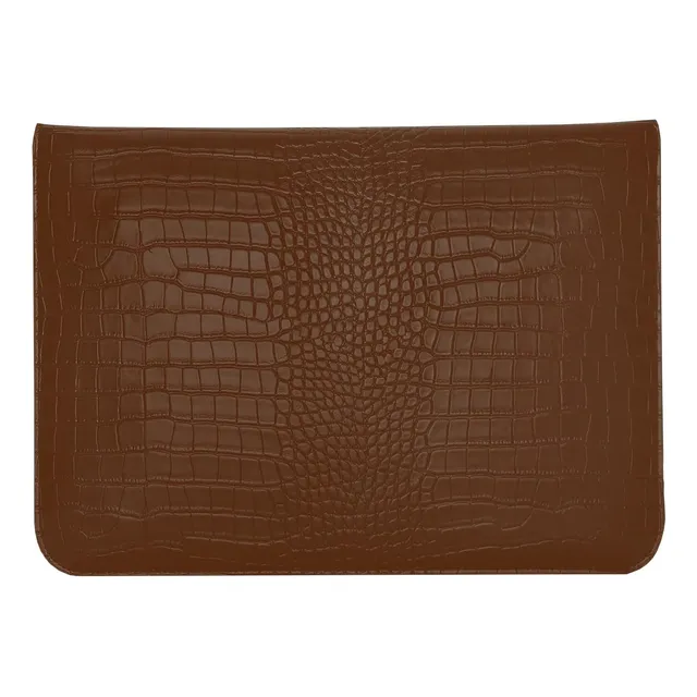 Funda Para Macbook Air/pro 13 A2337 M1 A2179 Cuero Marrón