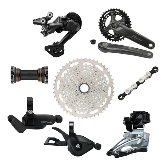 Kit Deore 2x10 Cassete Shimano 11-46 E Mov. Central Bsa