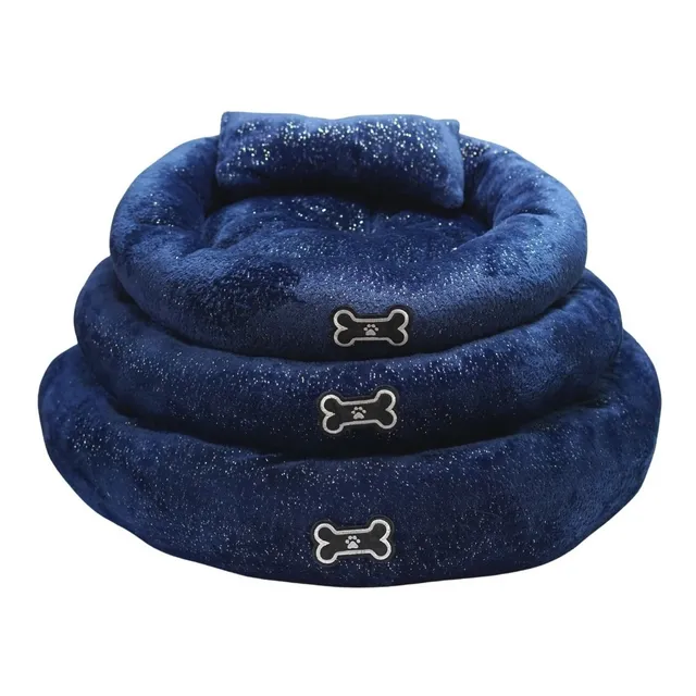Cama Perro Gato Redonda Talla L Tipo Nido Con Cojín  
