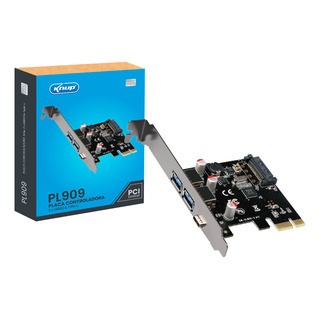 Placa Controladora Pci Express Adaptador Usb Type-c Receptor Placa Controladora Pci Express Adaptador Usb Type-c Receptor