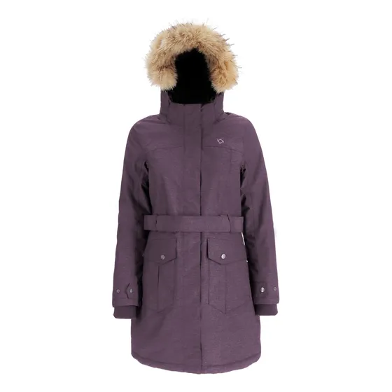 Parka Abrigo Debie Mujer Morado Doite