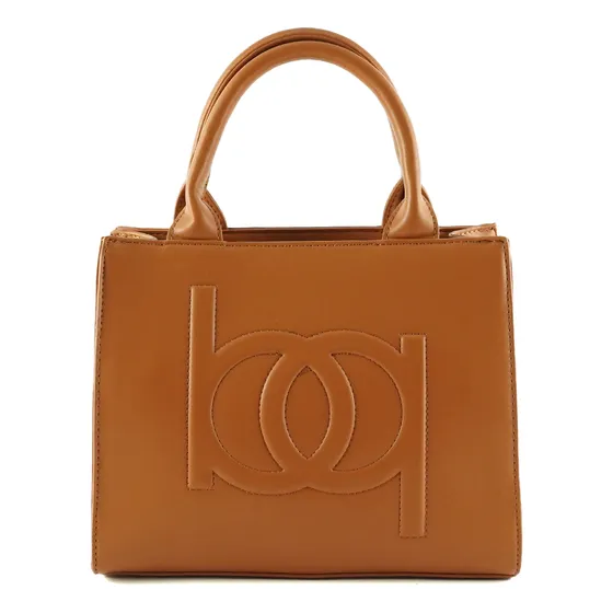 Cartera Rígida Blaque Cuero Pu Grande Manija Correa Biarritz