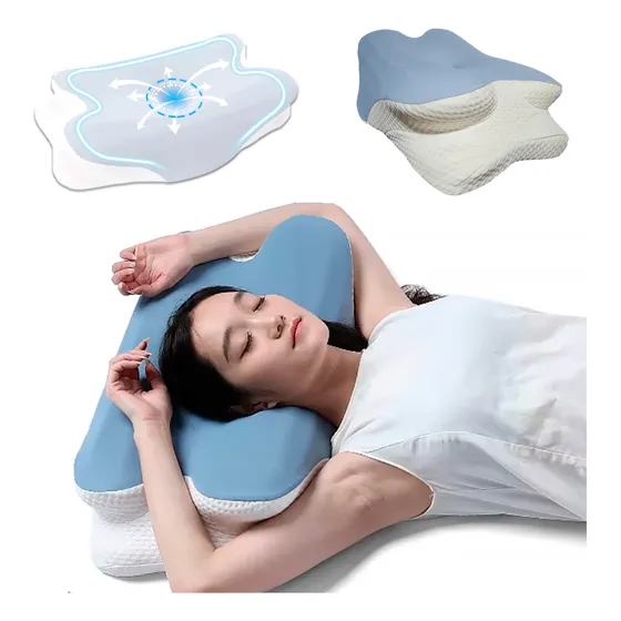 Almohada Cervical Alivia Dolores Ortopédica Ergonómica Plus
