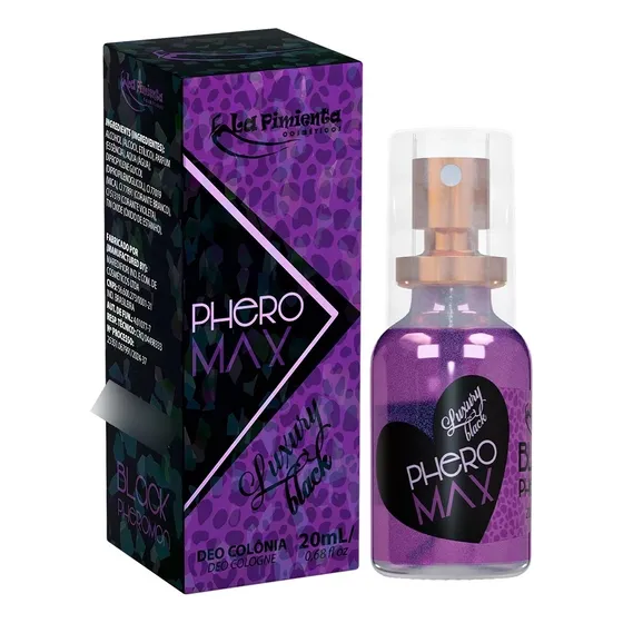 Deo Colônia Perfume Phero Max Luxury Black La Pimienta