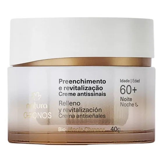 Crema Antiseñales 60+ Noche Chronos Derma 40 G Natura Todo Tipo De Piel Noche