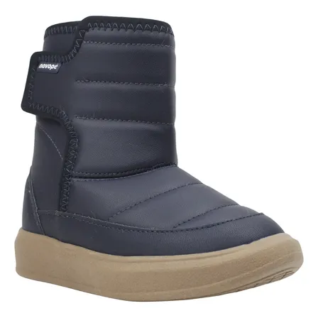 Bota Infantil Novopé Forrado Lã Inverno Menino Impermeavel