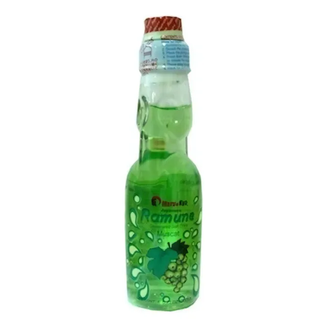 Ramune Sabor Uva Verde, Marukyo, 200 Ml