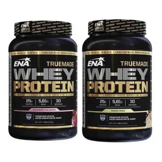 Truemade 2x1 2lb Whey Protein Ena Aislada + Concentrada