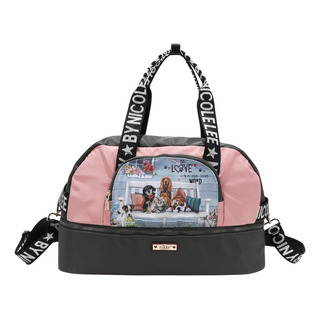 Maleta De Mano Nylon One Happy Family Nikky By Nicole L Ss24 Maleta De Mano Nylon One Happy Family Nikky By Nicole L Ss24