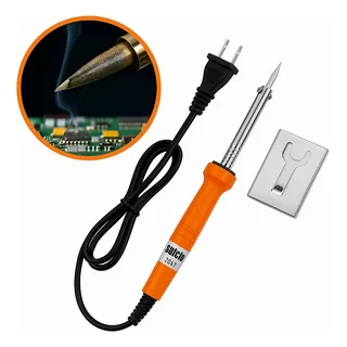 Ferro De Solda SilĂcio ElĂ©trico Profissional 60w Ponta Fina LĂĄpis Com Suporte Ferro De Solda SilĂcio ElĂ©trico Profissional 60w Ponta Fina LĂĄpis Com Suporte