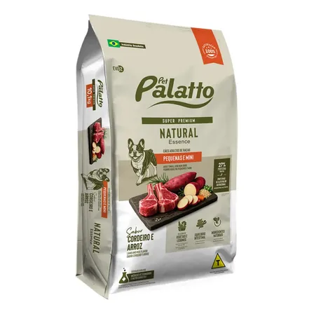 Ração Cães Raças Pequenas e mini Pet Palatto Natural Essence 10,1kg