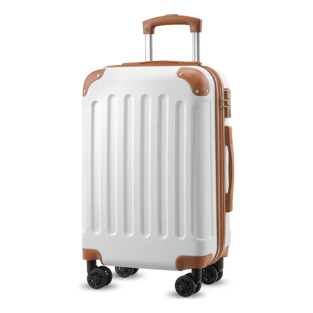 Maleta Viaje De Mano Carry On Cabina Equipaje Avion 20 Pulgadas 10 Kg Con Candado Tsa 4 Ruedas 360