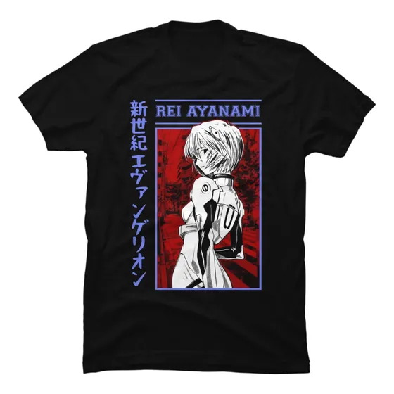 Camiseta De Anime Evangelion Genesis Neon Unisex