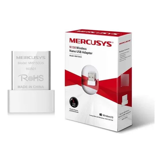 Tarjeta De Red Usb Mercusys Mw150us 150mbps