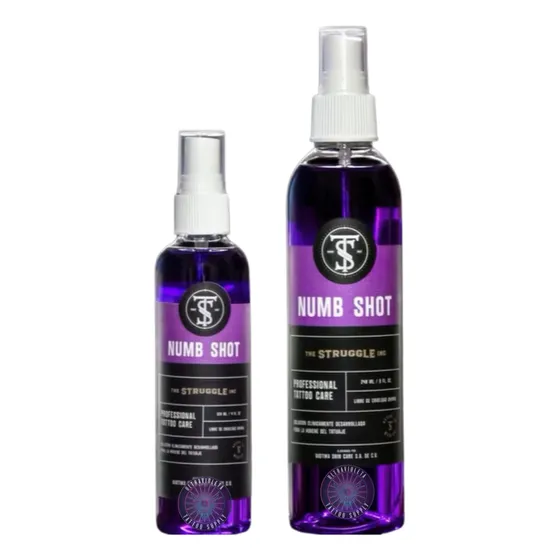 Struggle Anestesia Lidocaina Para Tatuar Numb Shot 120 Ml
