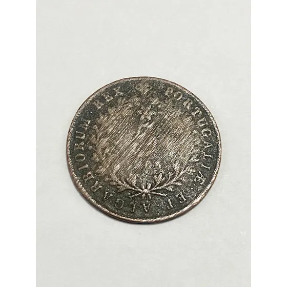 Moeda Antiga 1865-1880 Portugal 5 Reis Luís I