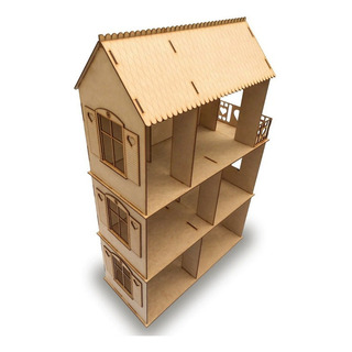 Casa De Muñecas De Ensueños Mdf Economica Casa De Muñecas De Ensueños Mdf Economica
