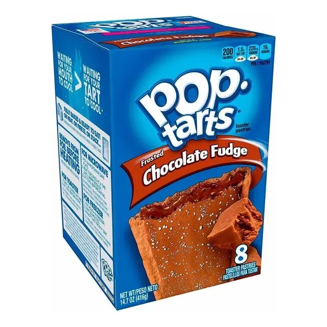 Pop Tarts Chocolate Fudge Kellogg's Frosted 384g