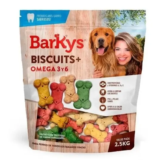 Premio Galletas Para Perro Barkys De 2.5 Kilos | MercadoLibre