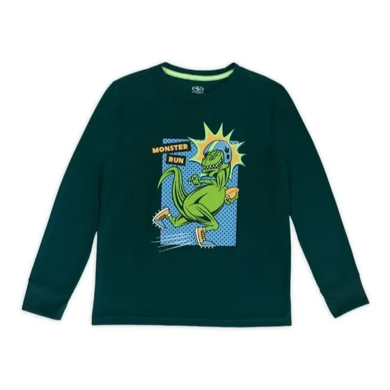 Camisa Manga Larga Dinosaurio