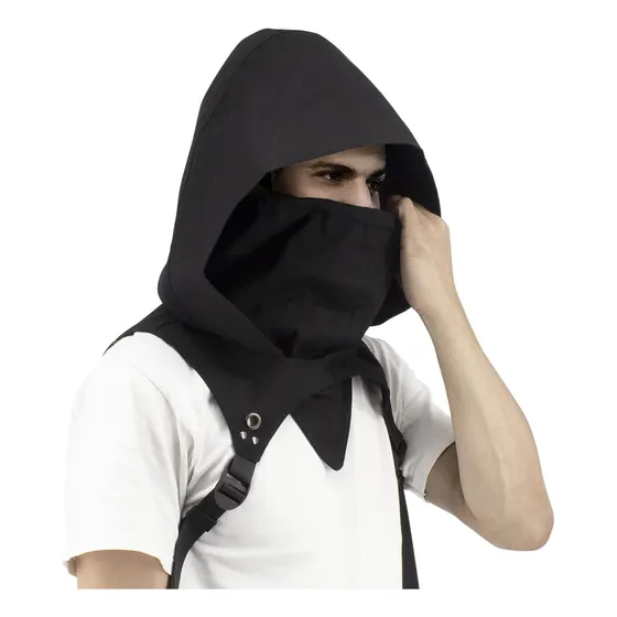 Bufanda Con Capucha De Punk Rogue, Gorro Con Capucha Para Ca