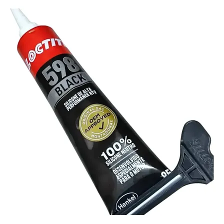 Cola Silicone Black 598 Alta Performance Selante Loctite 85g