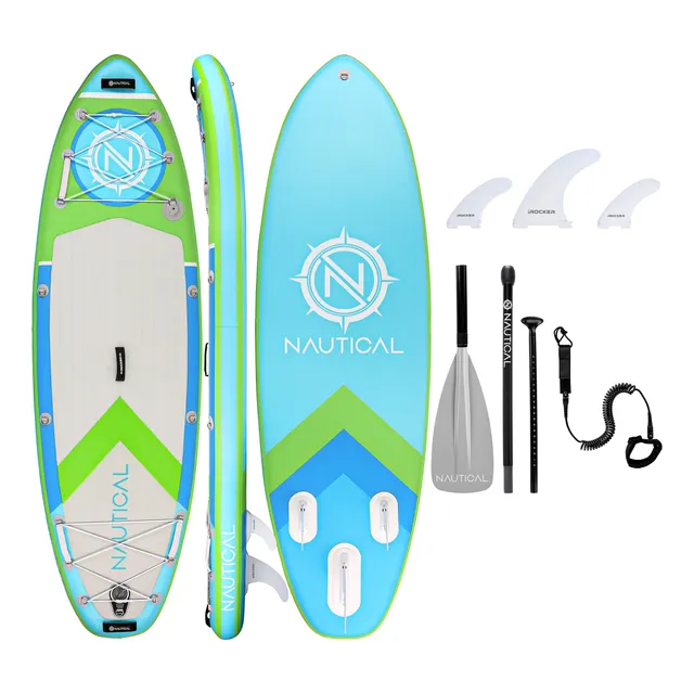 Tabla Remo Inflable Pie Para Niño 9 Largo 32  Ancho 6  Sup