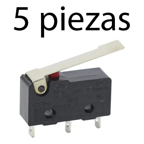 Mini Micro Switch 3 Pines 5a 250vac - Pack 5 Piezas