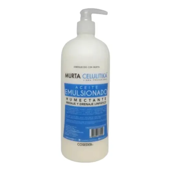 Aceite Masaje Reductor Murtilla 1 Litro Drenaje Linfatico 