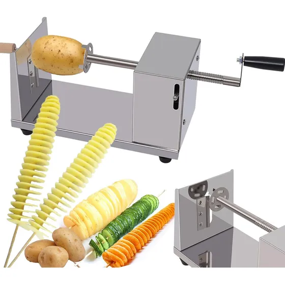 Maquina Cortador De Papa Espiral Cortador Cortadora De Papa