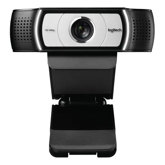 Cámara Web Logitech C930e 1080p Hd, Vídeo En 90°, Color Negr