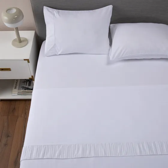 Sabanas Hotel Casatua + funda Almohada 2 Plazas Blanco