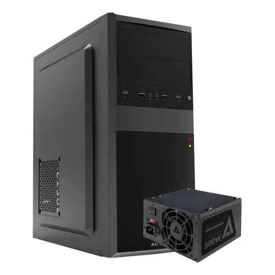 Gabinete Acteck Kirura Ii Gm420 Atx 500w Media Torre 