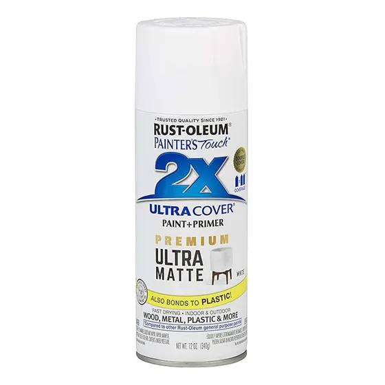 Spray Pintura Ultracover Blanco Mate 2x Colores Rust Oleum