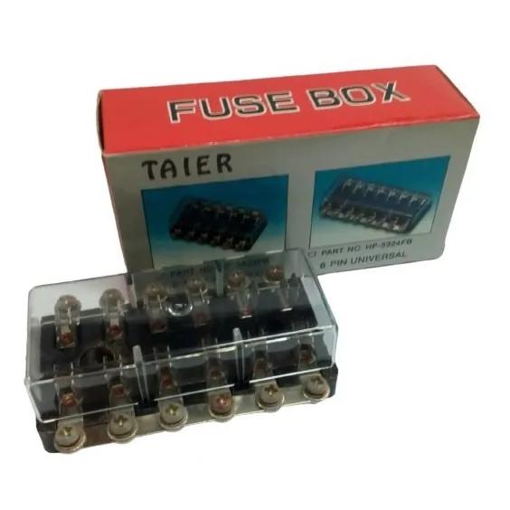 Fusiblera Universal 6 Fusibles De Vidrio Sin Cables