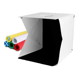 Caja Fotografiagrande 40 Cms Luz Led Estudio Plegable Fotos Caja Fotografiagrande 40 Cms Luz Led Estudio Plegable Fotos