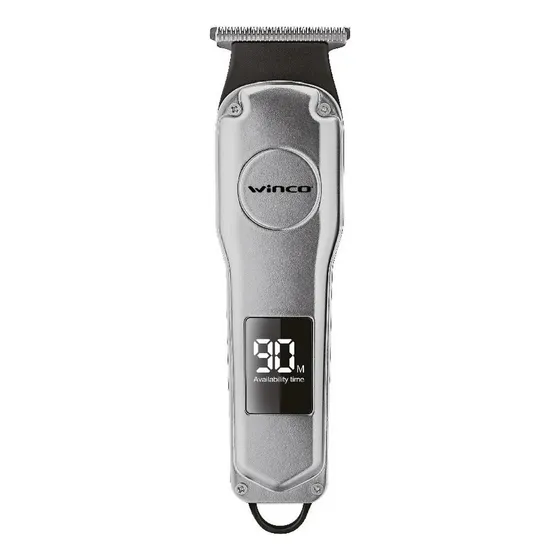 Maquina De Cortar Pelo Barba Inalambrica Digital Winco W821