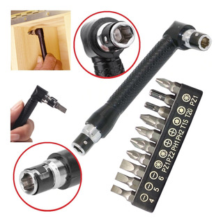 Chave Tipo L De Precisão 1/4 Com 10 Bits Fenda Phillips Torx Chave Tipo L De Precisão 1/4 Com 10 Bits Fenda Phillips Torx