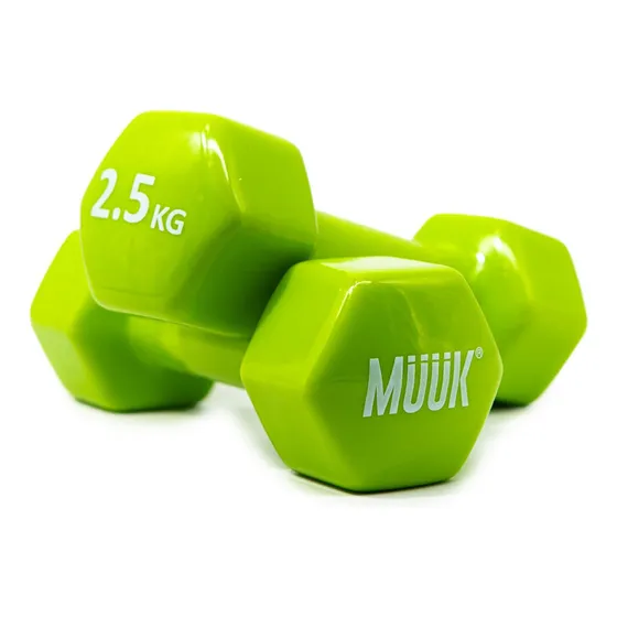 Mancuerna Muuk Pvc 2 X 2,5kg Color