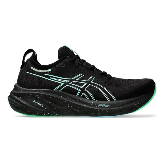 Tênis Asics Gel-nimbus 26 - Masculino - Preto Com Verde