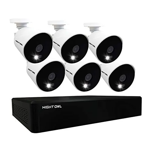 Cámara De Seguridad Casera Con 6 Cámaras De 1080p Hd Dmb76