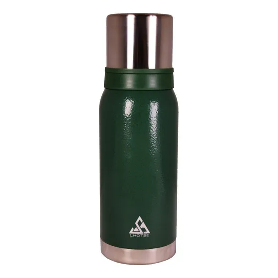 Termo Lhotse Riseone 1 Lt Acero Inoxidable Doble Tapa Tapón Color Verde