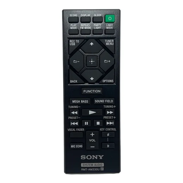 Controle Remoto Rmt-am330u System Sony Mhc-v02