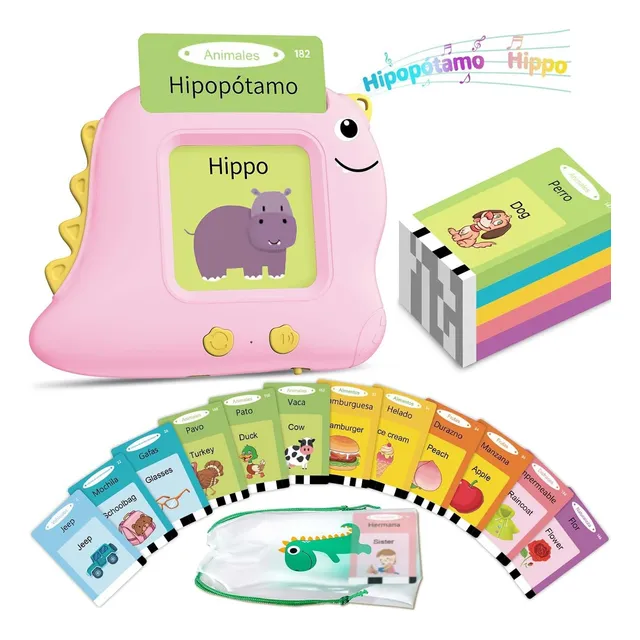 Juego Didactico Ingles Español Tarjetas Imagenes Sonidos