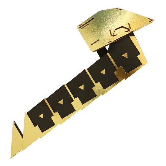 Disco De Duelo Dourado Modelo Diagonal Yugioh Exclusivo