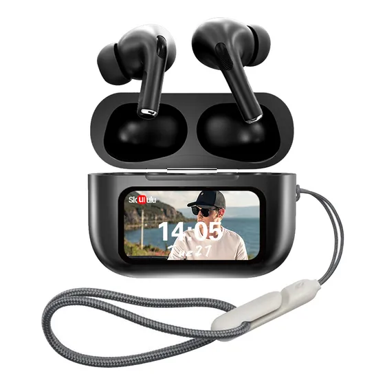 Smart Pantalla Audífonos Bluetooth 5.4 Anc Auriculares App