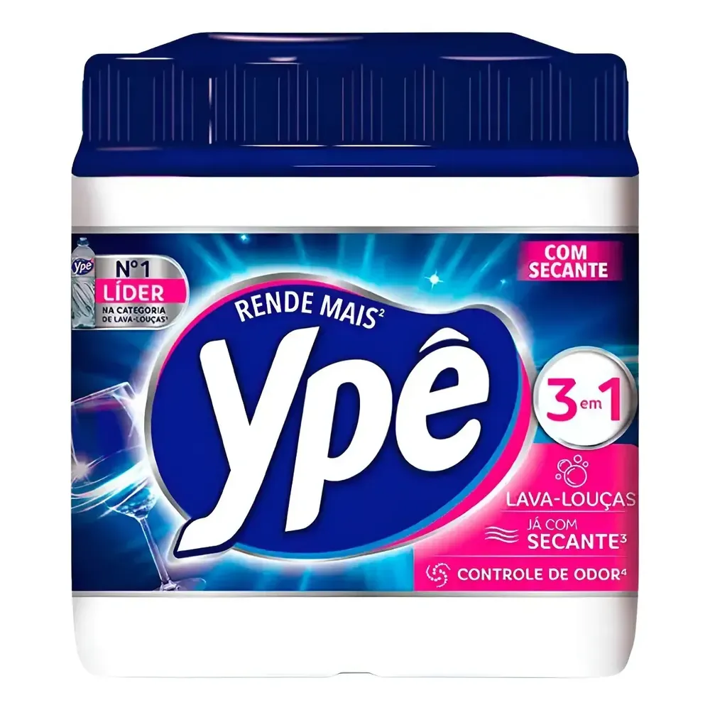 Detergente Lava Louças em Pó para Máquina Ypê 450g