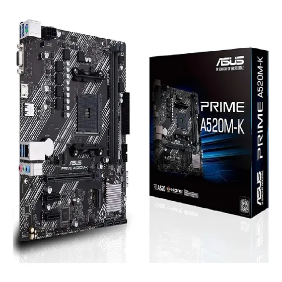 Tarjeta Madre Asus Prime A320m-k Socket Am4 Ddr4 Amd Ryzen