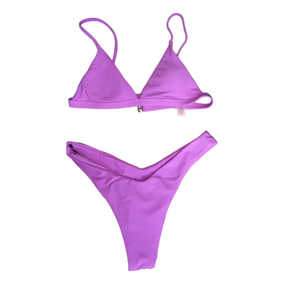 Traje De Baño De Dos Piezas Nuevo Talla S Color Orquidea